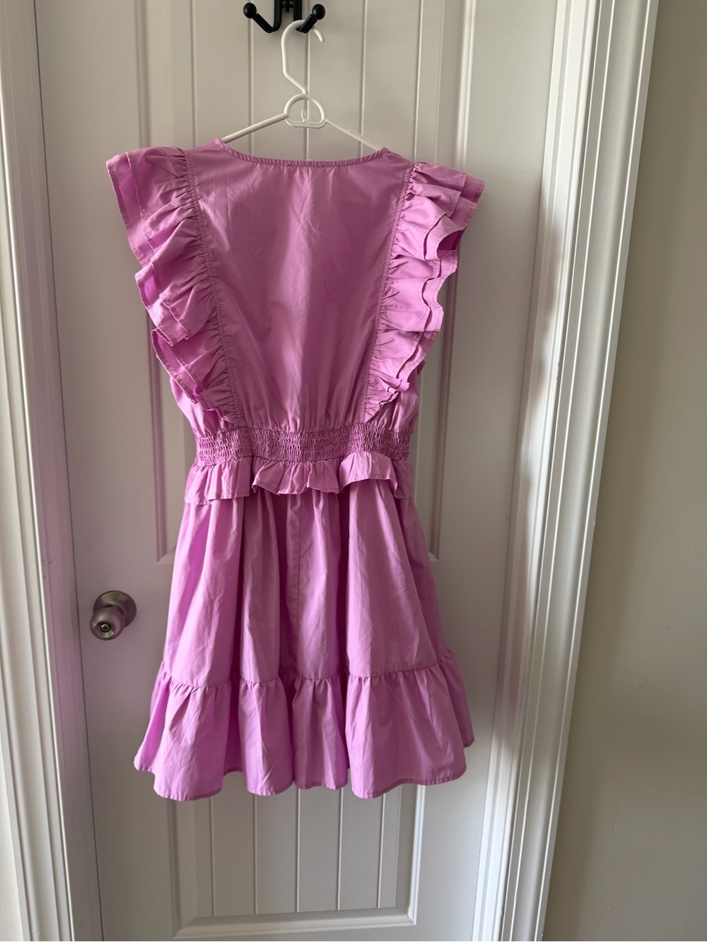 entro Lavender Pink Ruffle Sleeve Casual Dress - Picture 3 of 3